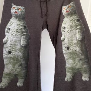 Wildfox Zombie Cat Sweats Pants